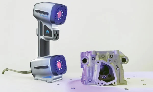 MINGDA AcuRayScan – AI Metrology-Grade Handheld Blue Laser 3D Scanner