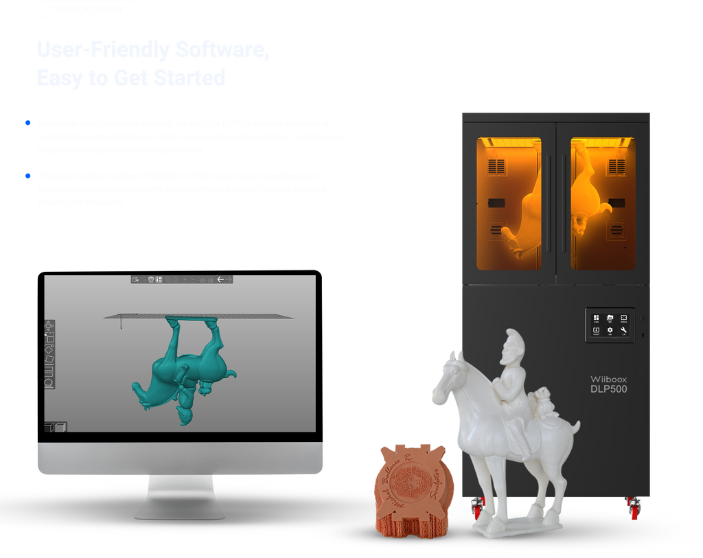 WIIBOOX DLP500 – Industrial-Grade Large-Format DLP 3D Printer