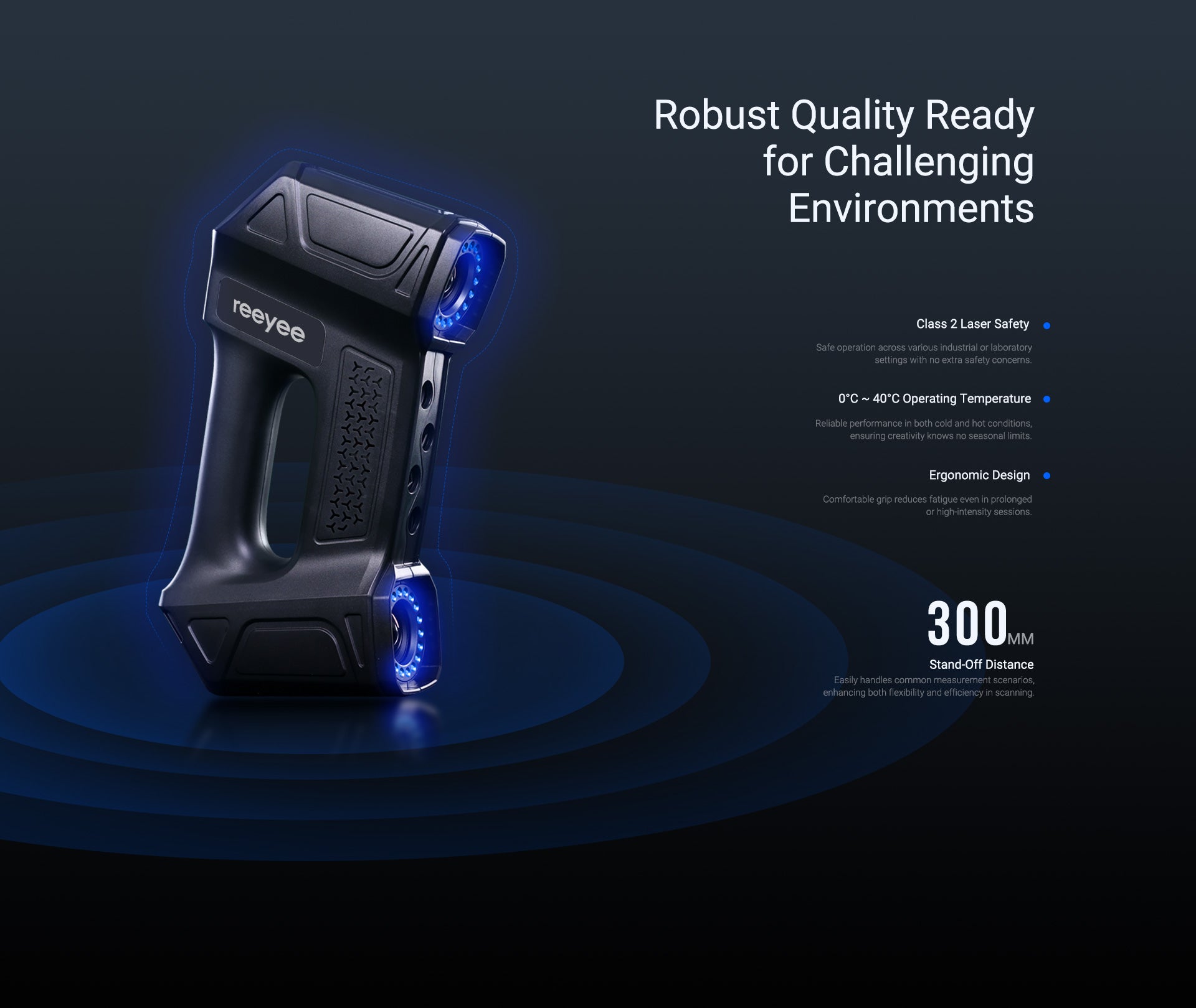 WIIBOOX REEYEE PM – Industrial-Grade Handheld Blue Laser 3D Scanner