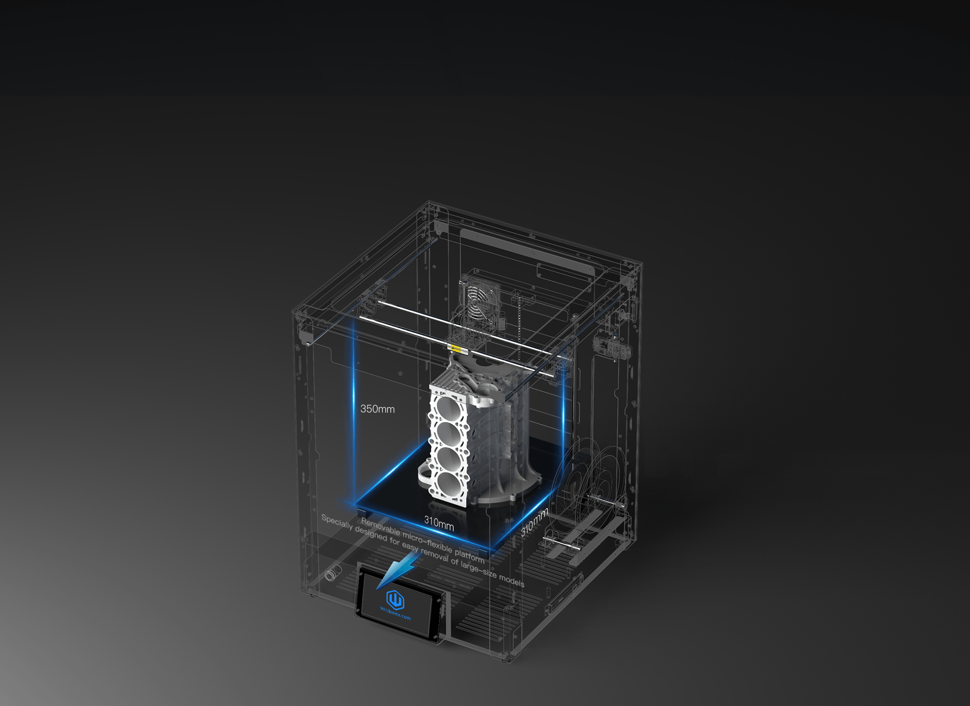 WIIBOOX W300 – Desktop FDM 3D Printer